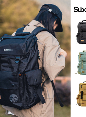 Subcrew大容量通勤双肩包户外旅游旅行徒步背包休闲运动书包