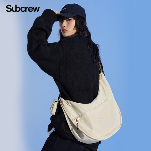 Subcrew休闲健身斜挎包饺子包