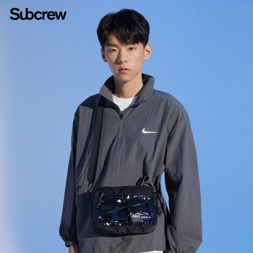 Subcrew潮牌个性机能小斜挎包