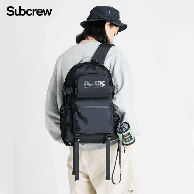 subcrew书包男大学生高中生大容量潮流双肩包背包女电脑包sb048