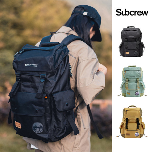 Subcrew大容量通勤双肩包背包