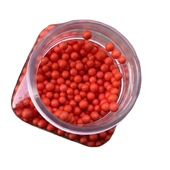 泡沫逗钓泡沫珠2 4红色泡沫黄色橙色钓鱼逗钓鲫鱼鲤鱼假饵渔具