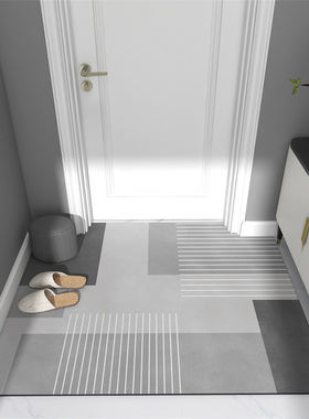 入口门地垫可擦洗入门防滑门垫皮革防水脚垫家垫定制地毯