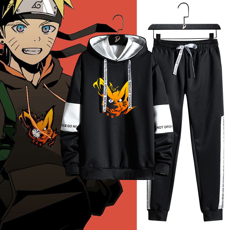 火影忍者动漫须佐能乎周边卫衣长裤套装写轮眼男女秋冬二次元衣服