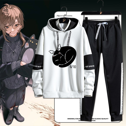 彩虹社knkn Kanae叶外套叶师vtuber周边同款cos卫衣套装男女衣服