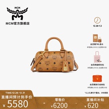 [1月5日涨价]MCM ELLA 迷你波士顿包手提保龄球通勤包新年礼物