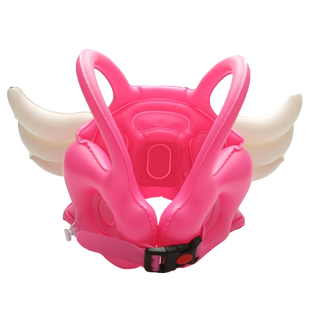 网红天使翅膀充气儿童救生衣卡通加厚泳圈男女宝宝浮力游泳背心