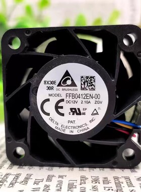 台达FFB0412EN-00 4028 12V 2.10A 32030272-004服务器散热风扇