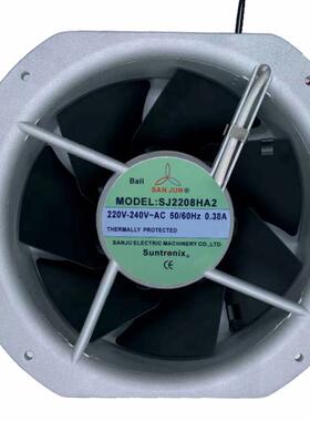 SJ2208HA2全新原装台湾三巨AC220V 22580耐高温轴流散热风扇风机