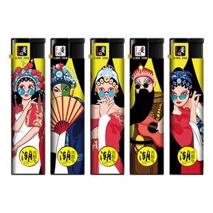 贵族50支整盒加厚打火机防风耐用一次性火机普通家用批发定制潮