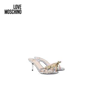 Sleek 「線上專享」Love Moschino 25早春 Bow蝴蝶結細高跟涼鞋