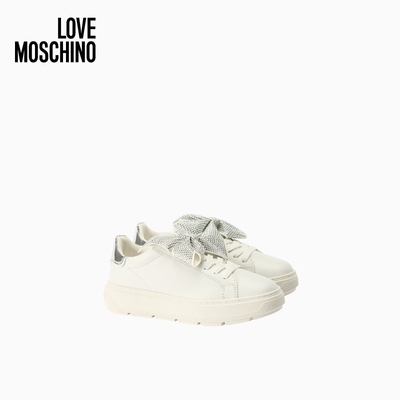 【季末特惠】Love Moschino 26早春 女士蝴蝶结装饰厚底休闲鞋