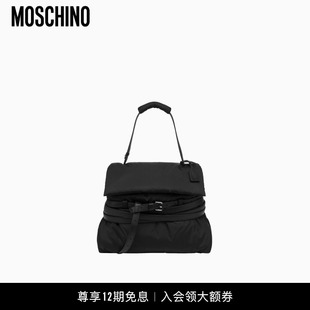 新年礼物 Moschino 女士蓬松感Tie 中号手提包 莫斯奇诺