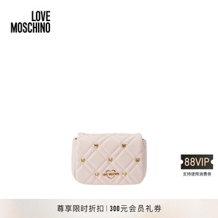 25早春 Love Moschino 饰斜挎包 浅春系爱心铆钉装 季 末折扣