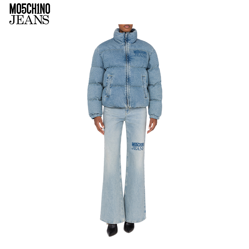 M05CH1N0 JEANS 秋冬 女士Smart Codes牛仔棉服厚外套