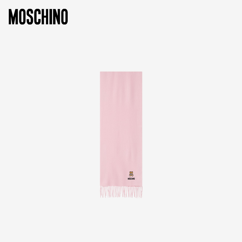 Moschino/莫斯奇诺  男女士泰迪熊流苏围巾
