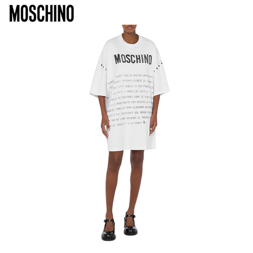 Moschino/莫斯奇诺  联锁连衣裙Archive Message