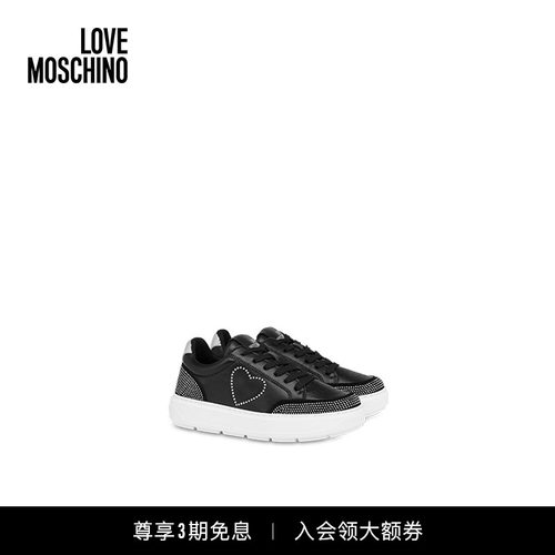 Love Moschino  女士Bold Love牛皮运动鞋