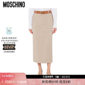 Twist羊毛帆布裙 莫斯奇诺女士Tailored 特享倒计时 Moschino