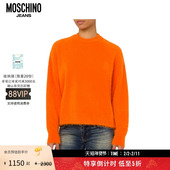 Moschino 特享倒计时 Jeans女士品牌徽标圆领套头针织衫