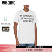 Archive SloganT恤 莫斯奇诺 男女同款 特享倒计时 Moschino