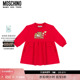 特享倒计时 Moschino 莫斯奇诺 婴童Teddy Bear绒面连衣裙