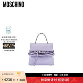 特享倒计时 Moschino 莫斯奇诺 女士漆皮Tie Me小手提包