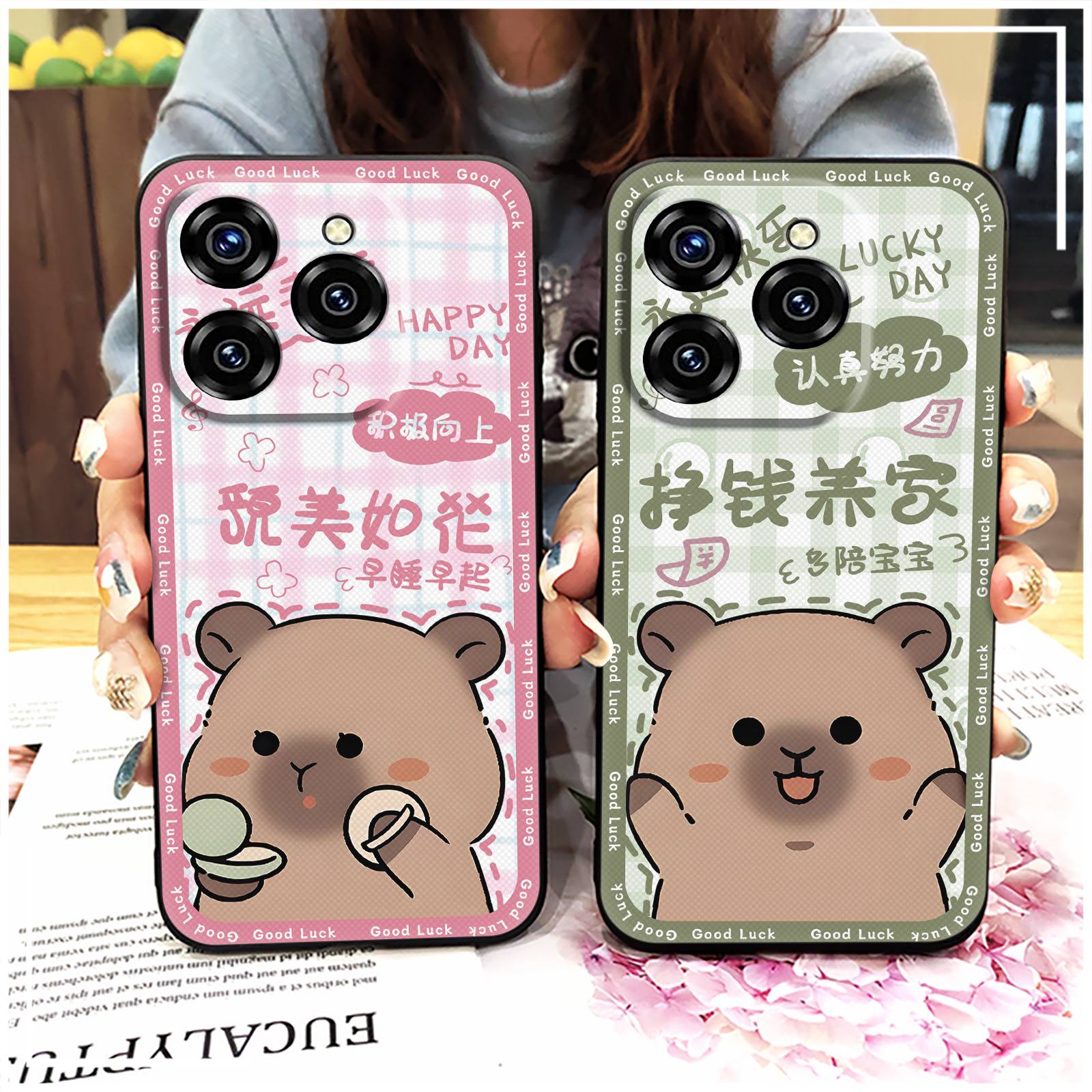 适用欧奇C50/Oukitel C50手机壳奢华搞怪硅胶创意CP质感全包边