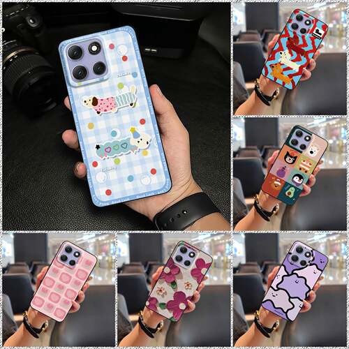 适用MOTO G86 Power 5G手机壳涂鸦女潮流情侣动漫青春动物数码