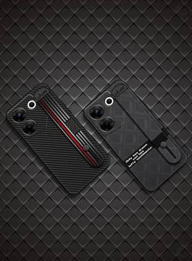 适用Tecno Camon20 Pro 5G/传音CK8n手机壳支架简单硅胶防尘腕带