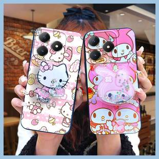 C63 C61 4G手机壳动漫新款 搞怪 适用OPPO 简约液态个性 Realme