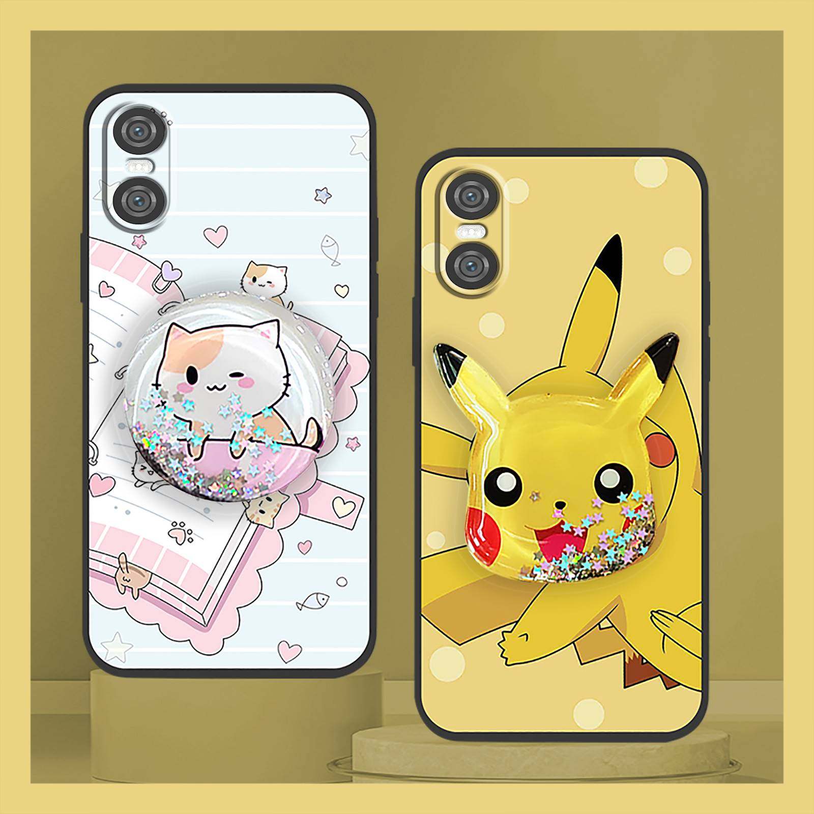 适用索尼Xperia10 VI/6代手机壳奢华质感简约支架男女款新款动漫