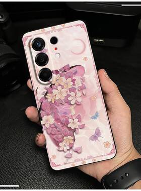 适用Tecno Camon50 4G/传音CN5手机壳花青春质感可爱全包边女