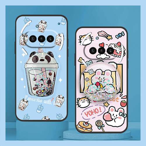 适用Nothing Phone3A手机壳男女款旋转硅胶散热防尘青春支架软壳