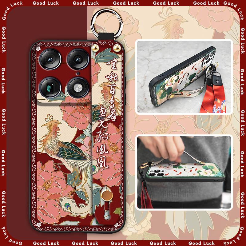 适用MOTO X70 Air Pro/Signature手机壳腕带老年新中式质感女款