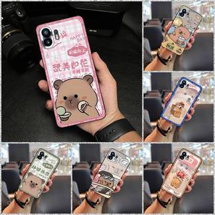 适用Nothing Phone2手机壳个性软壳动漫可爱散热卡通纯色创意CP