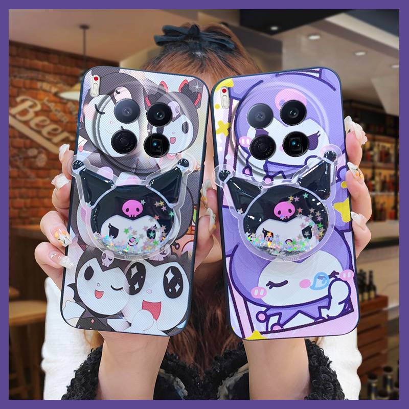 适用Tecno Camon40 Premier/传音CM8手机壳防尘卡通硅胶可爱支架