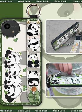 适用夏普Aquos wish5/SH-52F手机壳男女款可爱腕带新款情侣防尘