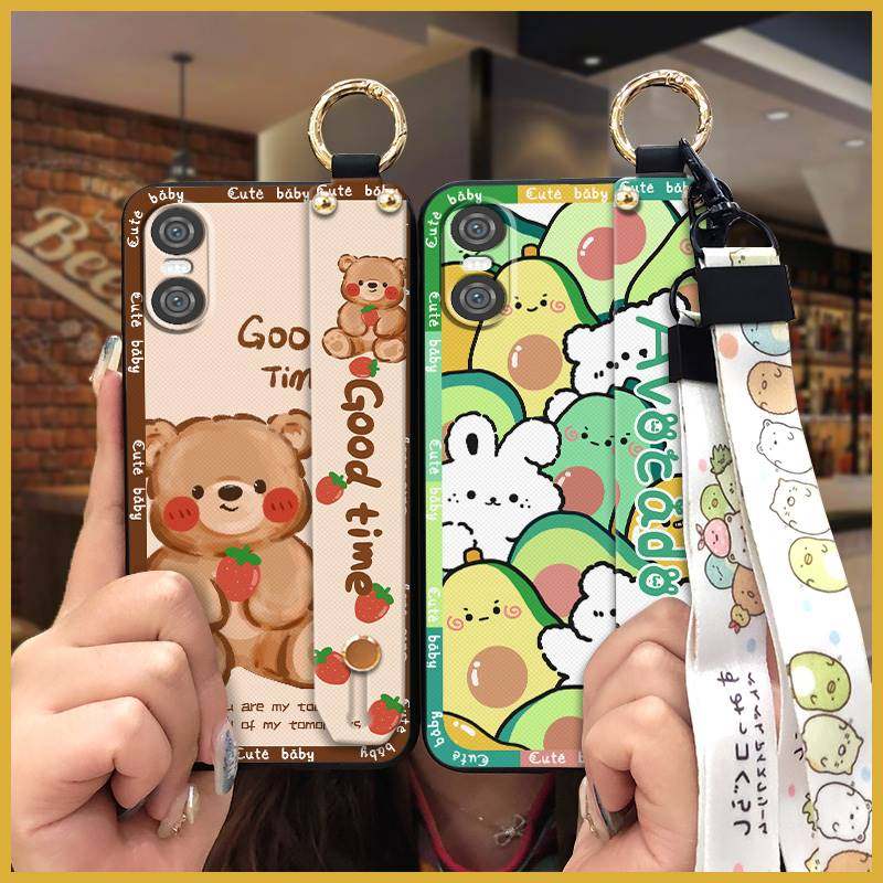 适用索尼Xperia10 VI/6代手机壳奢华支架质感男女款创意趣味硅胶