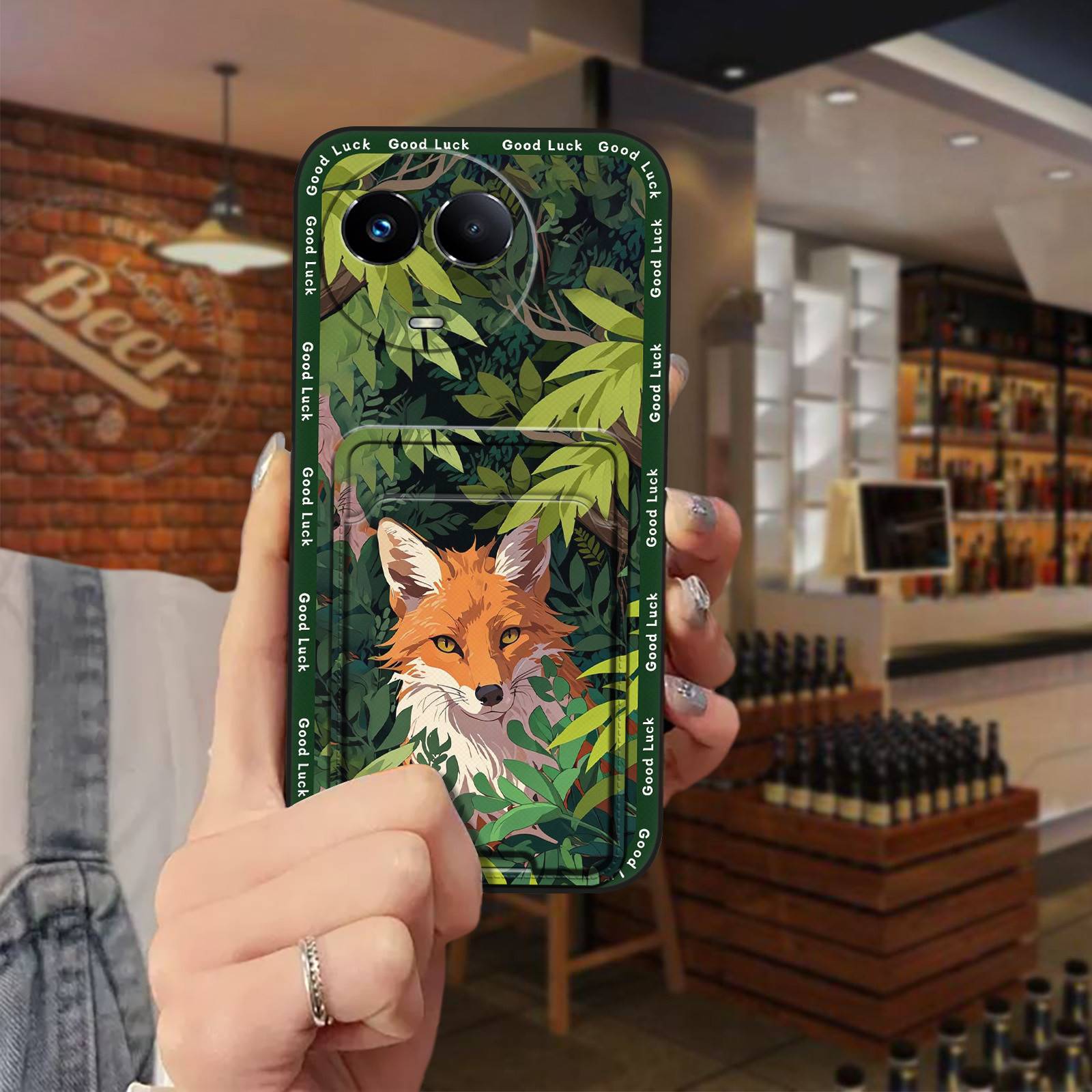 适用OPPO Realme V50/真我V50S/C67 5G手机壳搞怪插卡卡槽潮流