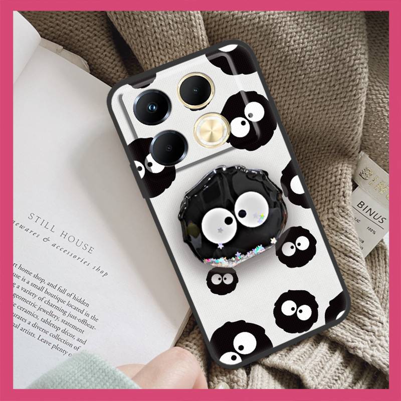 适用infinix Note40 5G/X6852手机壳潮流旋转卡通支架趣味创意