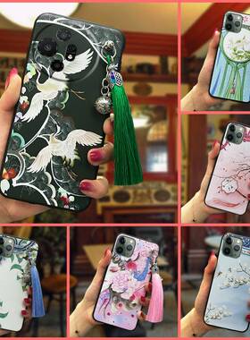 适用TCL 50XL 5G/50XL Nxtpaper 5G手机壳流苏新款铃铛防尘散热