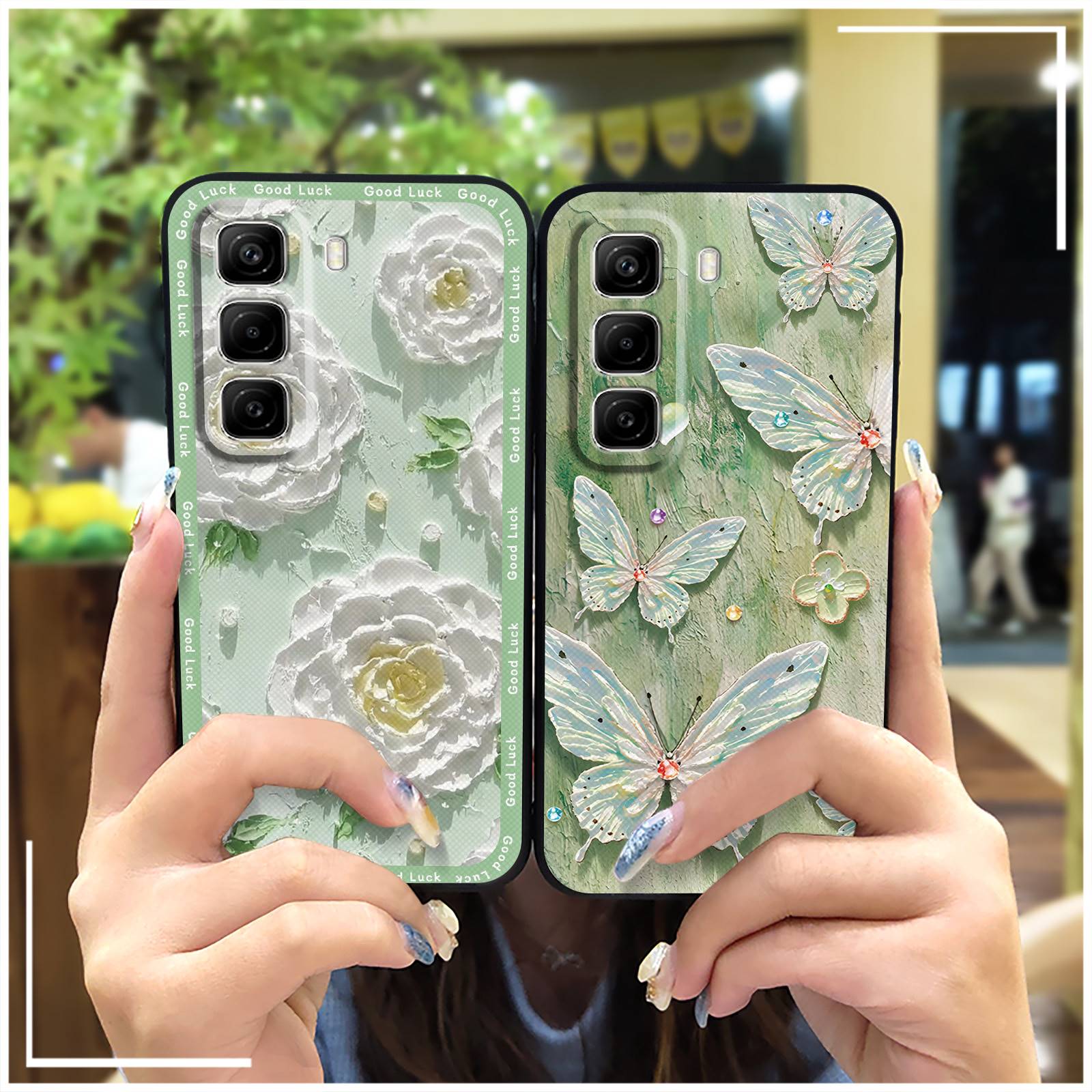 适用infinix Hot50 Pro+/X6880手机壳花数码男女款动漫奢华卡通