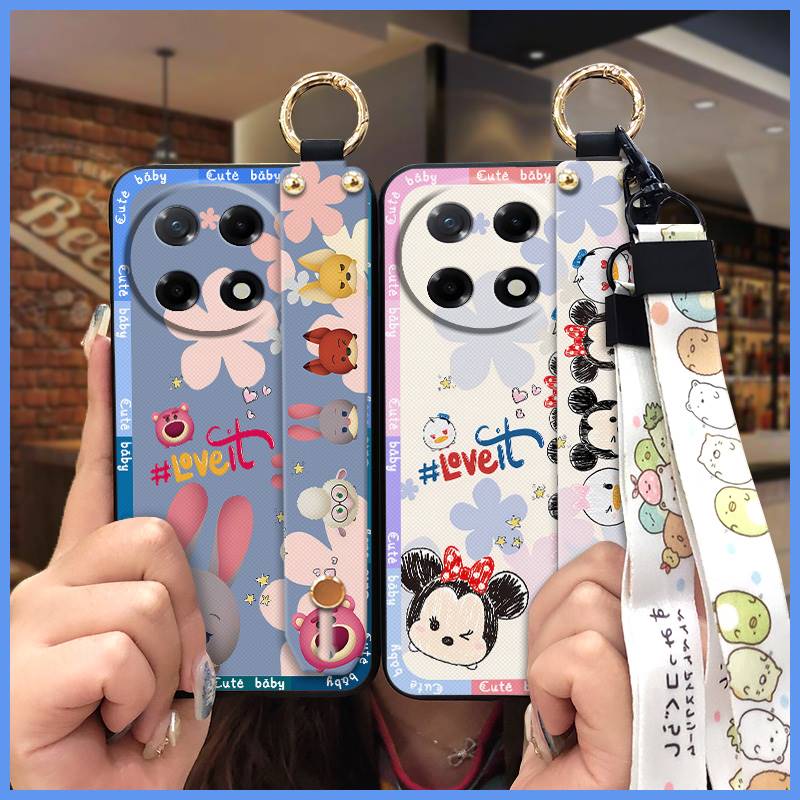 适用Tecno Camon30S Pro/传音Camon30S手机壳腕带动漫硅胶支架