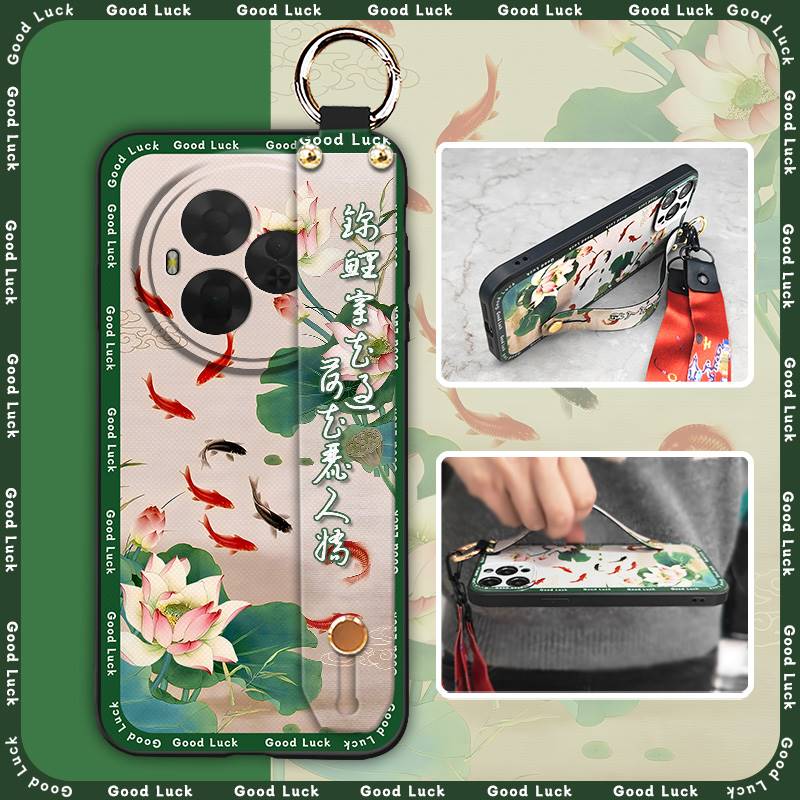 适用TCL NxtPaper60 Ultra手机壳硅胶时尚新款挂绳防尘女款锦鲤