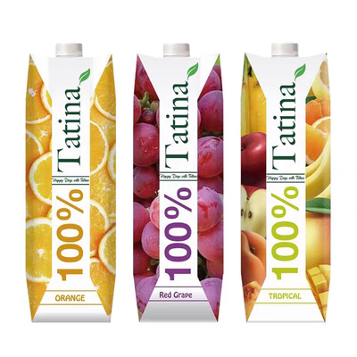 【2盒装】临期塞浦路斯进口塔媞娜100%果汁1L葡萄汁复合果汁饮料