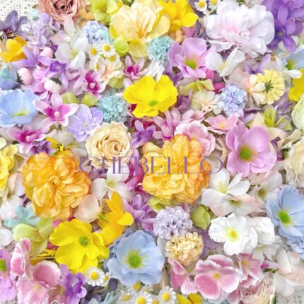 假花仿真小花朵混搭簪花头饰花环diy手工材料包汉服装饰小红书款
