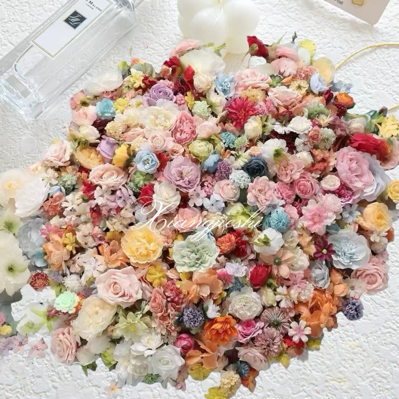 清库存 仿真小花朵混搭材料包diy手工材料头饰花环绢花婚庆布景