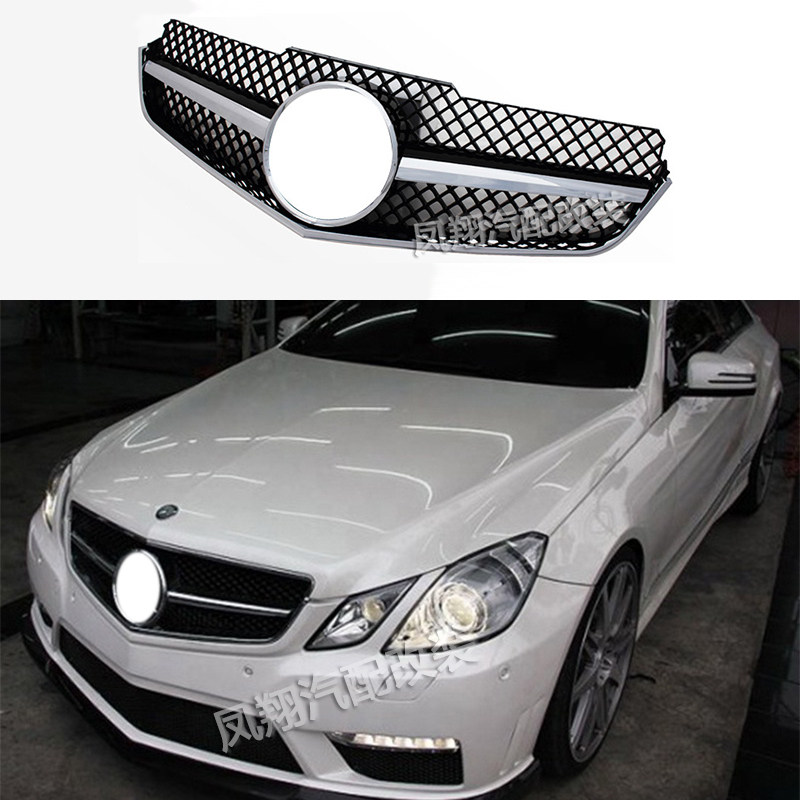 适用于09-13奔驰E级W207 E-Coupe E200E260 E350改装一横大标中网