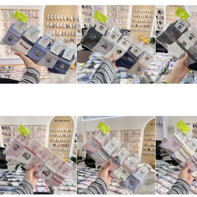 十双超值秋冬儿童中通卡通袜（花型随机）7241